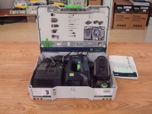 Festool 564370 C 15 Plus Li Cordless Drill.