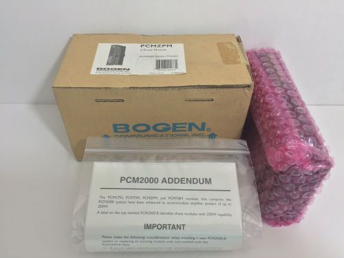 NEW! BOGEN COMMUNICATIONS 3 ZONE MODULE PCMZPM PCM2000 SYSTEM MODULE