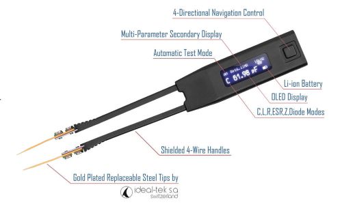Smart Tweezers ST5S PRO LCR ESR Multimeter Capacitor Tester ST-5S FULL VERSION