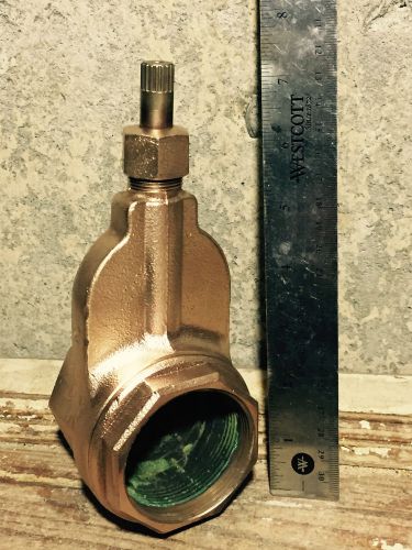 LARGE Vintage Solid Brass 2&#034; Valve,  LOS ANGELES, Water, Steampunk Part Antique