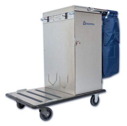 Geerpres 3661 Escort Rx Housekeeping Cart w/ locking door