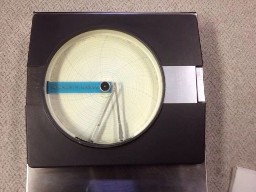 Partlow Circular Chart Temperature Recorder- 7 day dual pen