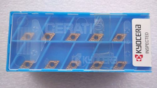 LOT OF 10 KYOCERA CERATIP DCMT070204HQ DCMT21.51HQ CA5525 INSERTS