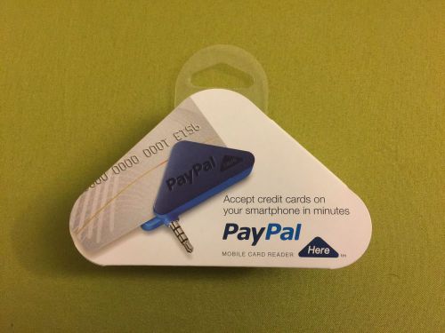 Paypal here card reader for iphone &amp; android devices 3.5mm jack no rebate code for sale