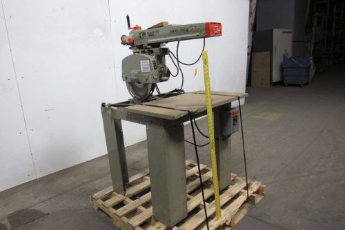 DERDA DMNE 500/30 14&#034; Radial Arm Saw 230/460V  21&#034; Travel 36&#034; Wide Table