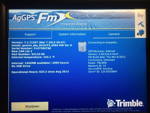 Trimble FMX-1000 RTK