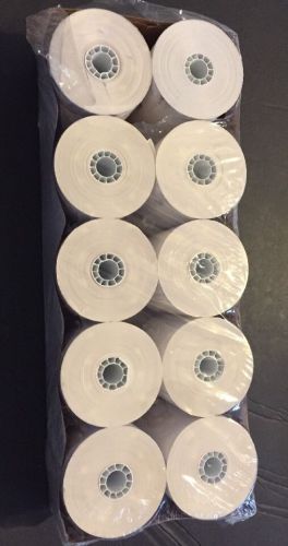 3&#034; Wide White Adding Machine Cash Register Tape: 10 Rolls