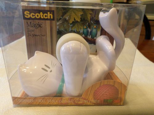 Scotch Magic Tape CAT Dispenser  Refill 1 Roll School Office Supplies FREE SHIIP