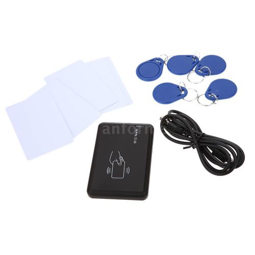 Contactless rfid ic card reader usb 14443a 13.56 mhz 5pcs cards &amp; fobs h6fl for sale
