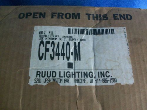 Metal halide light fixture 16&#034; flood ruud 400w outdoor wet location cf3440-m for sale