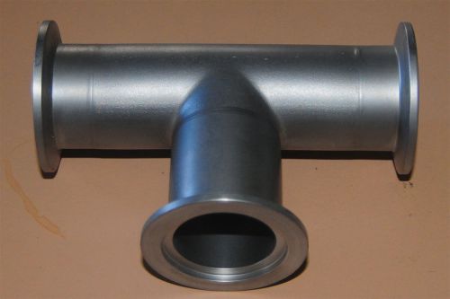 HPS/MKS 3-Way Cross, NW/KF-40 Flange, Vacuum Fitting, Stainless Steel