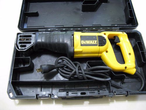 Dewalt Reciprocating Saw DW304P W/Hard Case Very Good Condition. Fast Ship