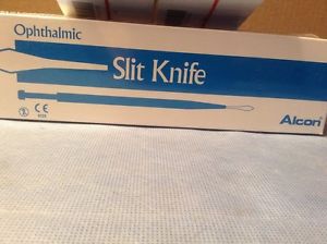 ALCON OPHTHALMIC SLIT KNIFE REF 8065992961 SATIN SLIT 3.0MM ANGLED SEALED PKG