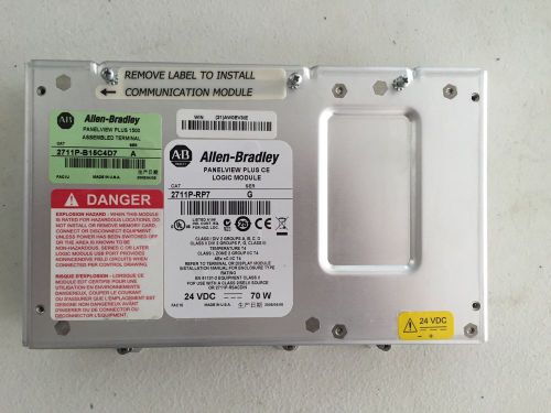 Allen Bradley 2711P-RP7, Ser G, PanelView Plus CE, Logic Module, 256MB, Warranty