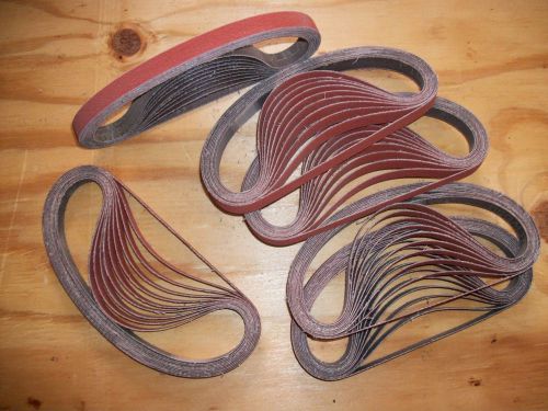 60 pack) 3M Sanding Belts, P100 grit 18&#034; L x 1/2&#034;W