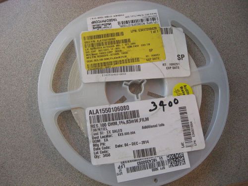 Reel of PCB Components MFG No: RC0603FR-07100RL Qty on Reel: 3400