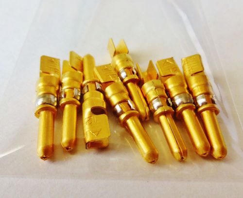 8 pcs amp 213845-4, pin powerband 12-14awg au crimp for sale