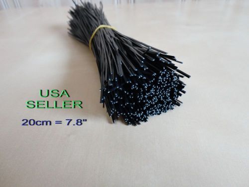 200 pcs 20cm plastic twist ties steel core for gardening usb charging cable wire for sale