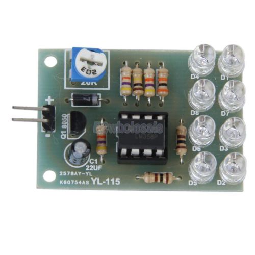 12v breathe light led flashing lamp parts electronic module lm358 chip 8-led for sale