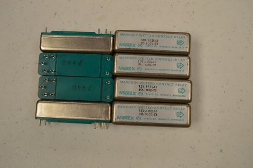 Midtex mercury whetted relays Lot of 8 - NOS  159-152LA1