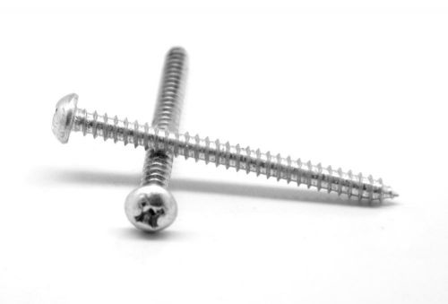 #6-18 x 5/8&#034; Coarse Sheet Metal Screw Phil Round Hd Type A Zinc Plated Pk 100