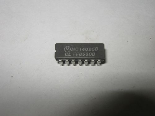 1 pc Motorola MC14025B Encapsulation Module, New