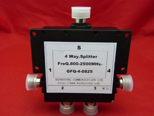 KENBOTONG 4 Way Splitter  Freq. 800-2500 MHz  GFQ-4-0825 N-female type