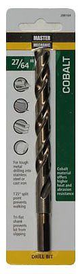 DISSTON COMPANY 27/64 x 5-3/8-Inch Cobalt Steel Drill Bit