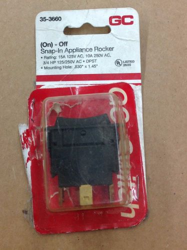 Gc electronics 35-3660 rocker switch for sale