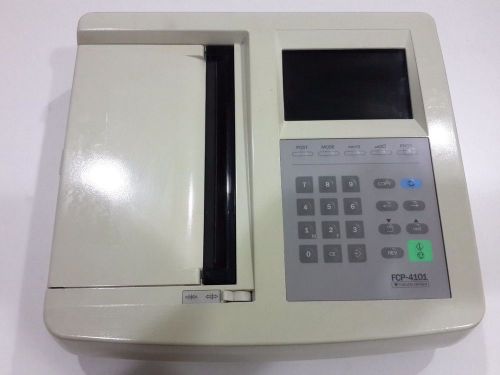 EKG ECG ELECTROCARDIOGRAM ANALYZER 12 LEADS FUKUDA DENSHI AUTO CARDINER FCP-4010