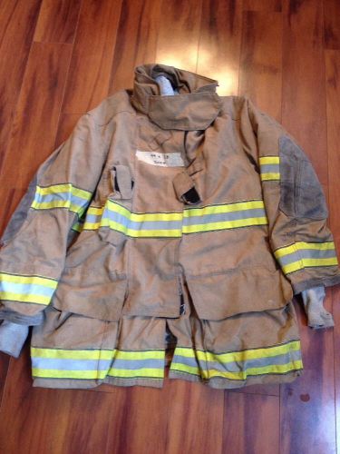 Firefighter Turnout / Bunker Gear Coat Globe GX-7 44-C x 35-L GUC 04&#039;