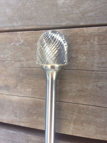 New porting tool sc-16 carbide bur 3/4 hd 1/4 shank diam, 6&#034; los!  double cut for sale