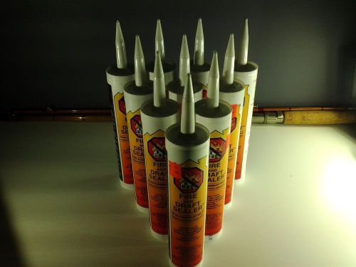 10 NEW TUBES OF JACO FIRE AND DRAFT SEALER CAULKING - FIRESTOPPING