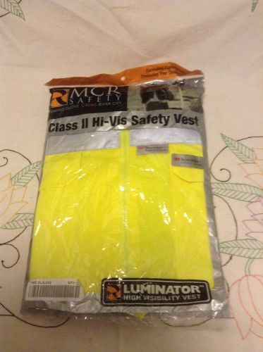 SAFETY VEST Size XL - 2X ANSI CLASS 2 MCR Safety HI VIS REFLECTIVE