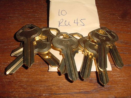 LOCKSMITH NOS 20 Key Blanks LOT of 20 RU45 Russwin keyway bulk Uncut