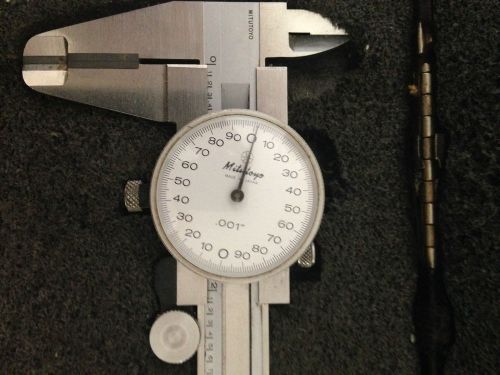 Mitutoyo 6&#034; Precision Dial Caliper w/case .001&#034;