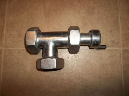 STAINLESS STEEL MILK MILKER MILKING BULK TANK SHUT OFF VALVE