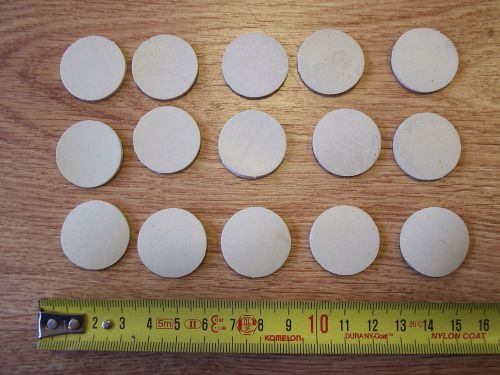 15 pcs. x Natural Rubber Discs 26mm x 2mm