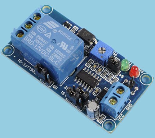 12V Power-OFF Delay Relay Module Delay Circuit Module 12v