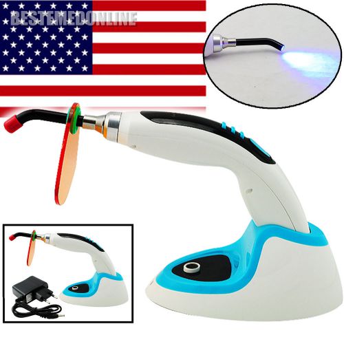 USA Ship Dental 10W LED Curing Light Lamp 1800MW Teeth Whitening Accelerator BLU