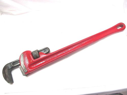 24 inch Ridgid Steel Pipe Wrench Refurbished