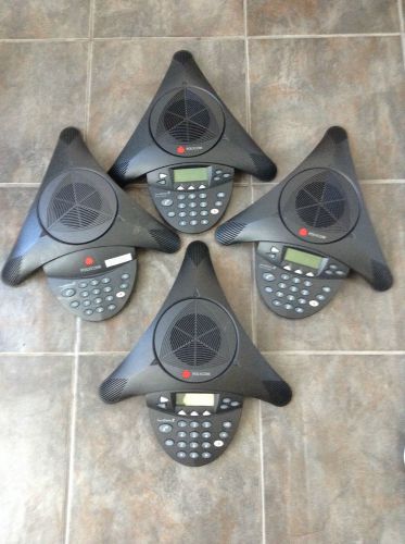 Lot of 4 used Polycom Sound Station 2, Direct Connect