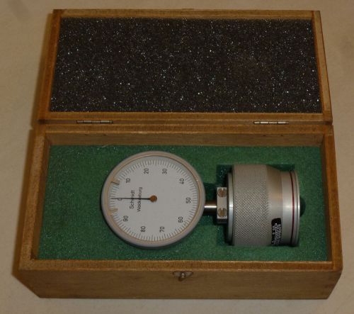 SCHMIDT Waldkraiburg Durometer / Hardness Tester w/ Case - Type HP10F (0-100)