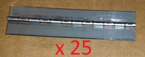 25 Pc Lot-Stainless Steel Piano Hinge Door 6 x 1.5 Cabinet/Door/Boat/Furniture