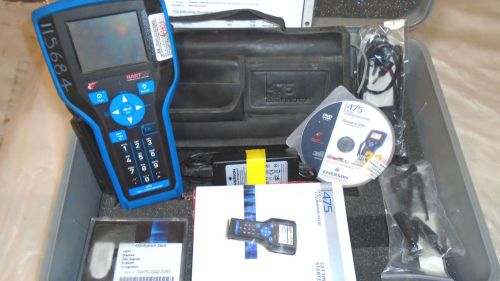Emerson 475 Field Communicator kit w/power supply, charger &amp; accessories in case