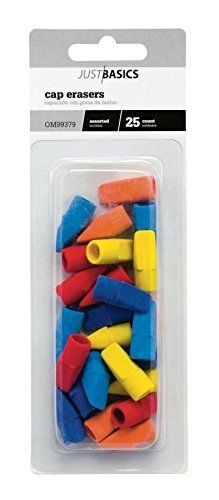 NEW OfficeMax Cap Erasers  25/pk