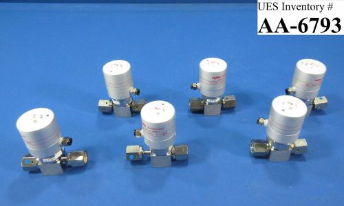 Fujikin FPR-UDDF-71-6.35-2-NL-UP Valve 0.34 ~ 0.49 Lot of 6 used working