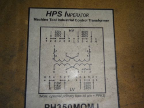 transformer hps impersonator va350 part number ph350mqmj nib 240x480-230x460-