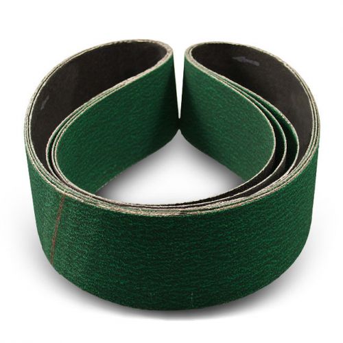 4 x 36 inch 80 grit metal grinding zirconia sanding belts, 3 pack for sale