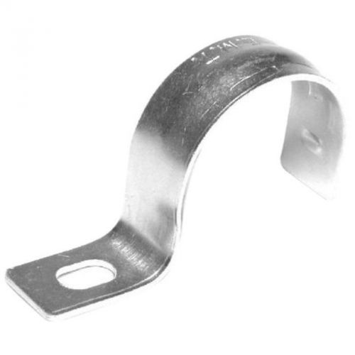 3/4&#034; Conduit Strap, 1 Hole, Zinc Plated, 100-Pack L.H. Dottie Conduit TW75